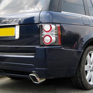 Range Rover L322 HSX Style rear bumper ( 2002-2010 ) with HST Exhausts Preview